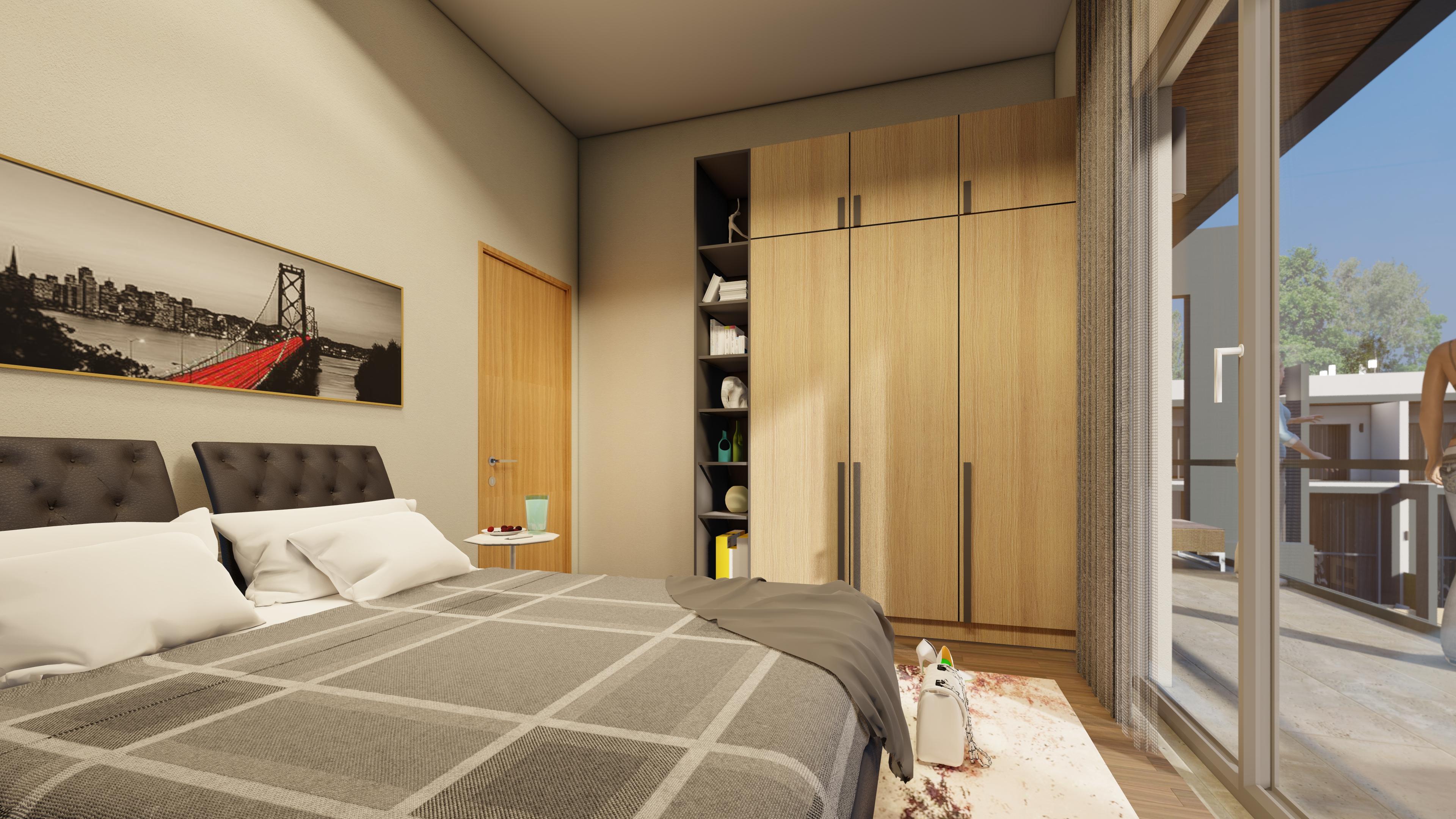 North Cyprus pool side house front