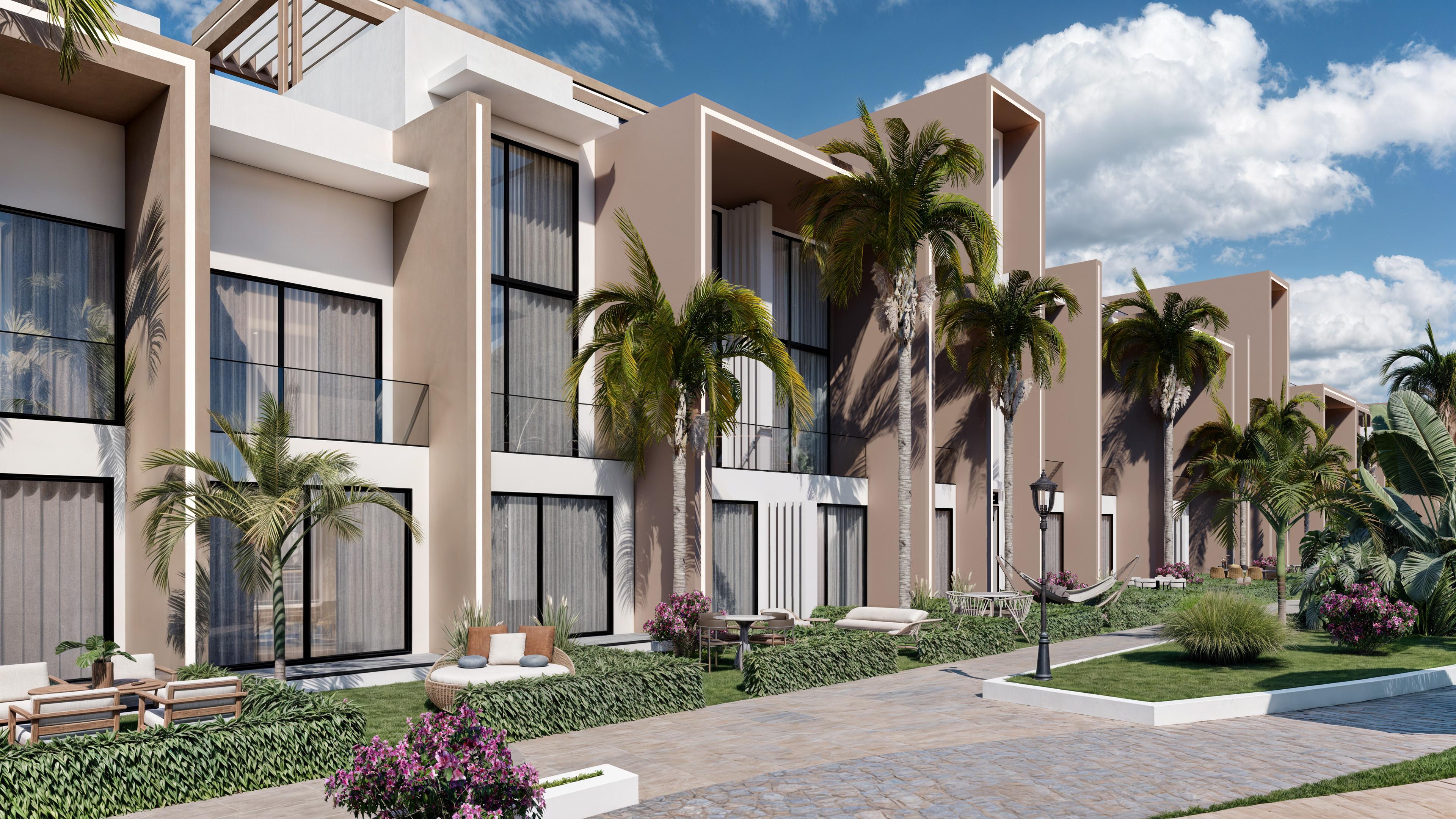 North Cyprus house front door entry