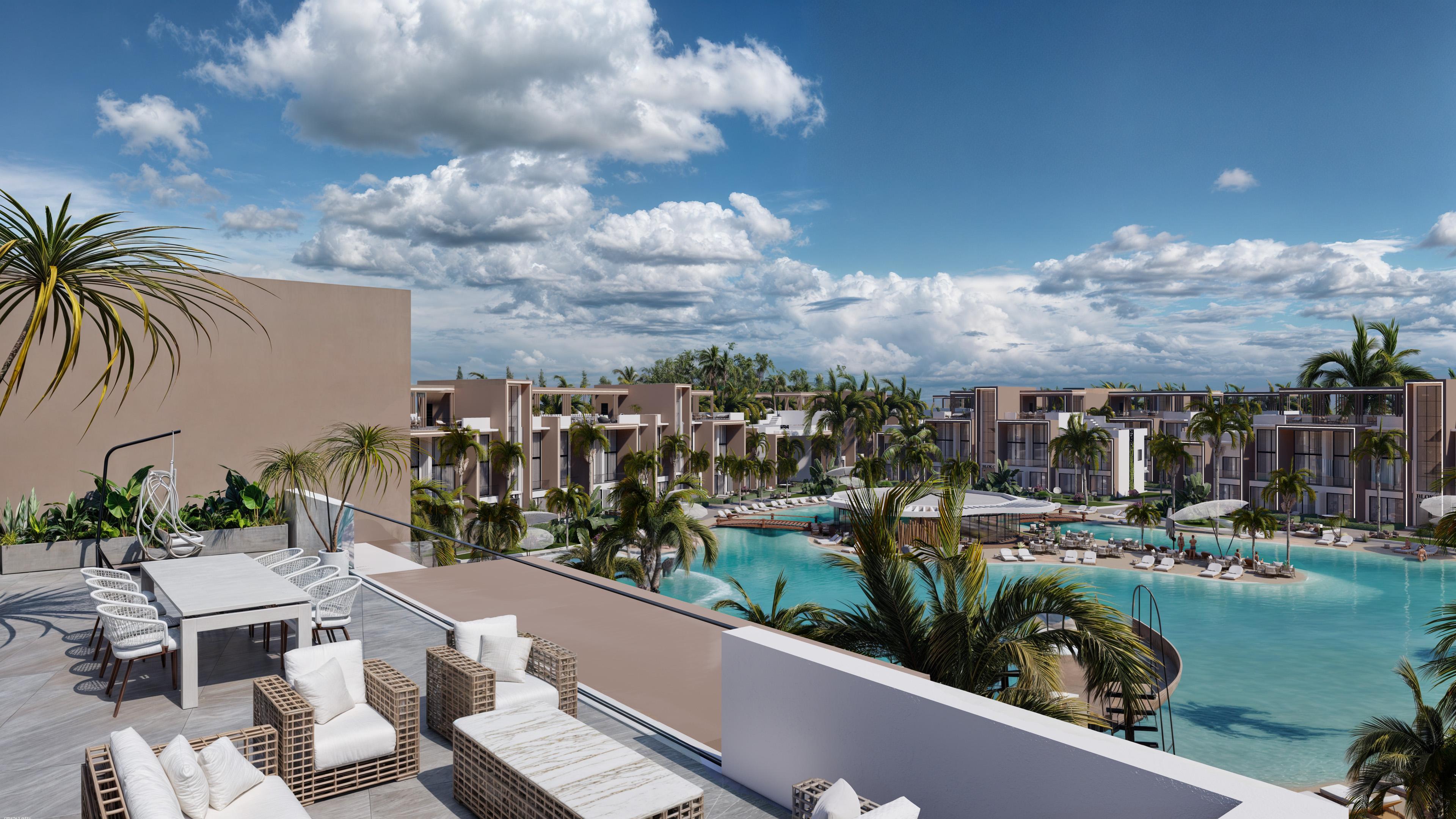 North Cyprus pool side house entrance