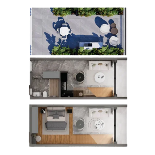 Loft residence floor plan