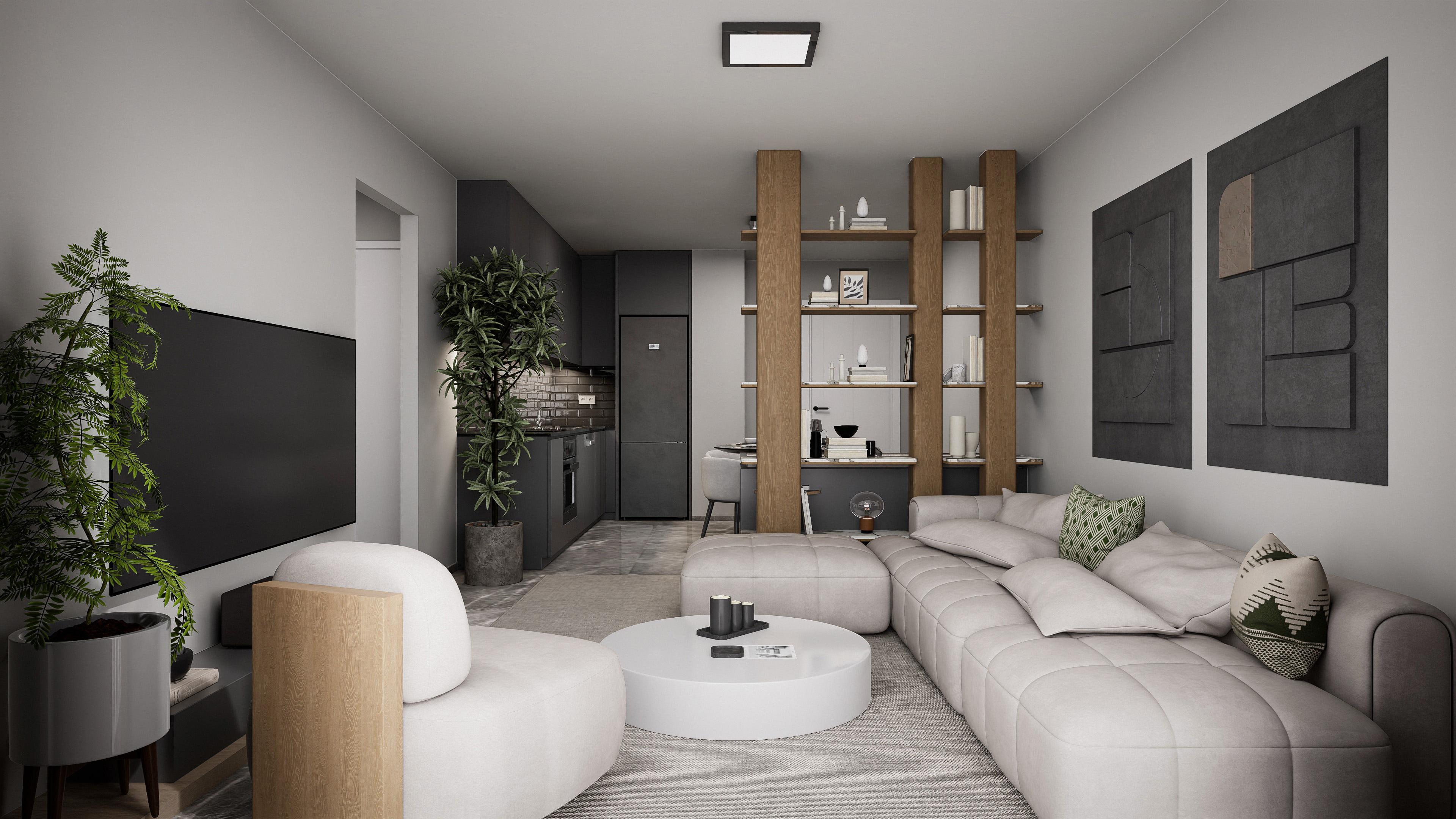 North Cyprus pool side house front