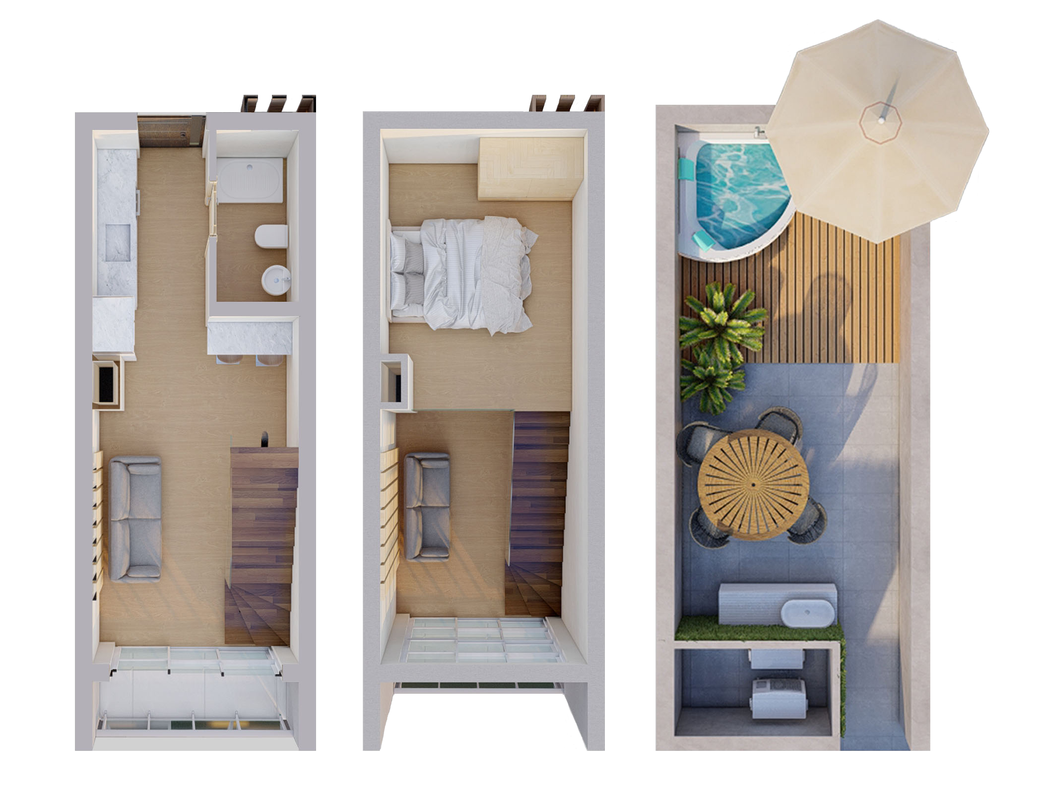 Loft residence floor plan